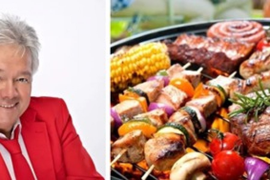 Barbeque met muziek van Frank Valentino