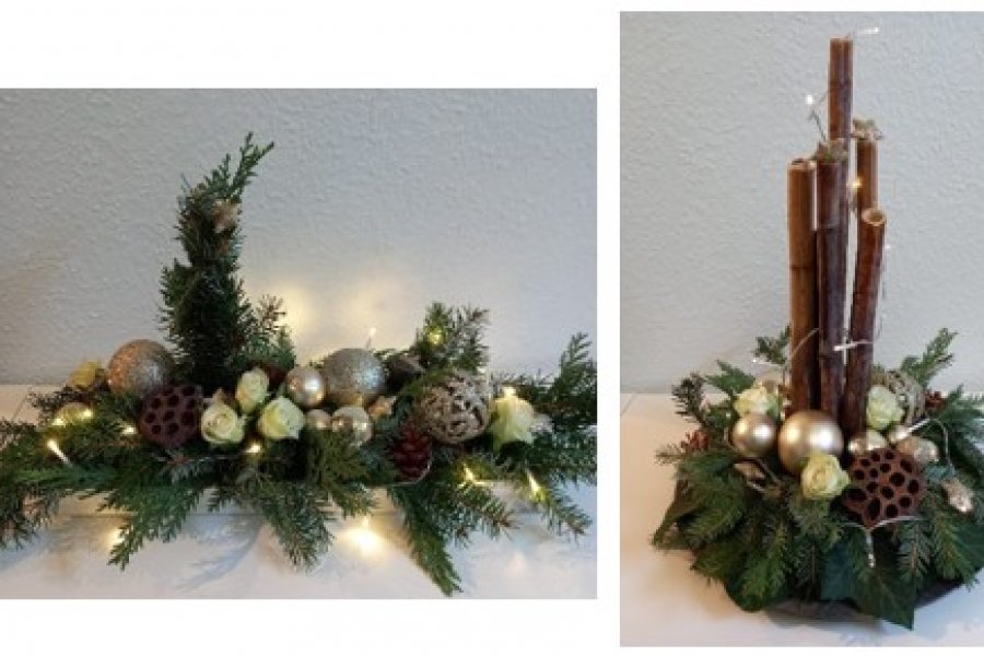 Bloemschikken Kerst